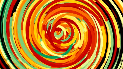 líneas de círculo de colores brillantes, telón de fondo de estilo de dibujos animados, generado por computadora moderno fondo abstracto, renderizado en 3d