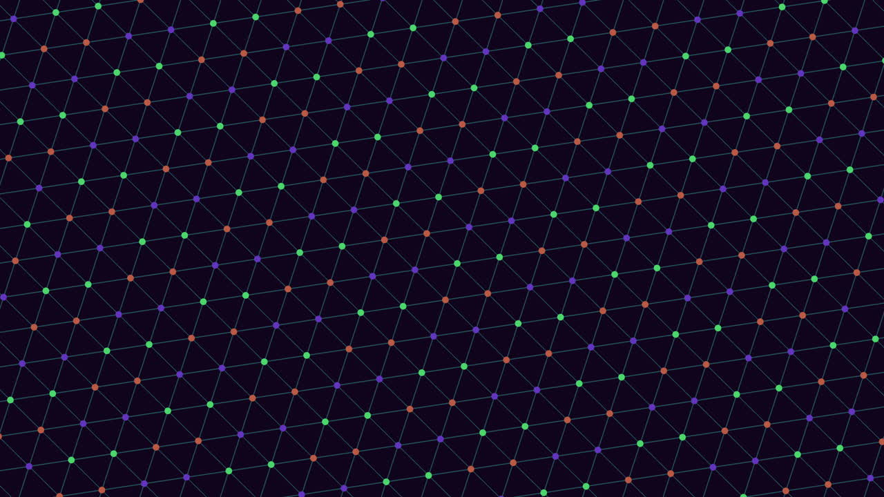 추상적인 점 격자 패턴: 흥미진진한 형식으로 배열된 다채로운 점