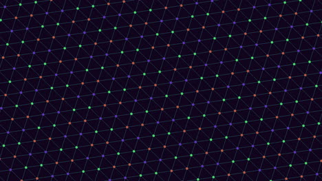patrón de cuadrícula de puntos abstractos puntos coloridos dispuestos en una formación intrigante