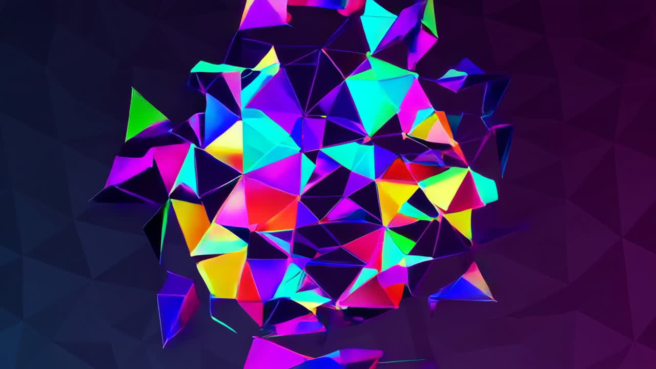 arte geométrico abstracto y colorido
