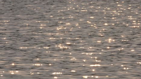 sunset reflection on the lake, thailand