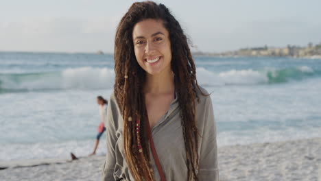 portrait-of-happy-mixed-race-woman-smiling-happy-enjoying-summer-vacation-on-beach-cheerful-female-with-dreadlocks-hairstyle