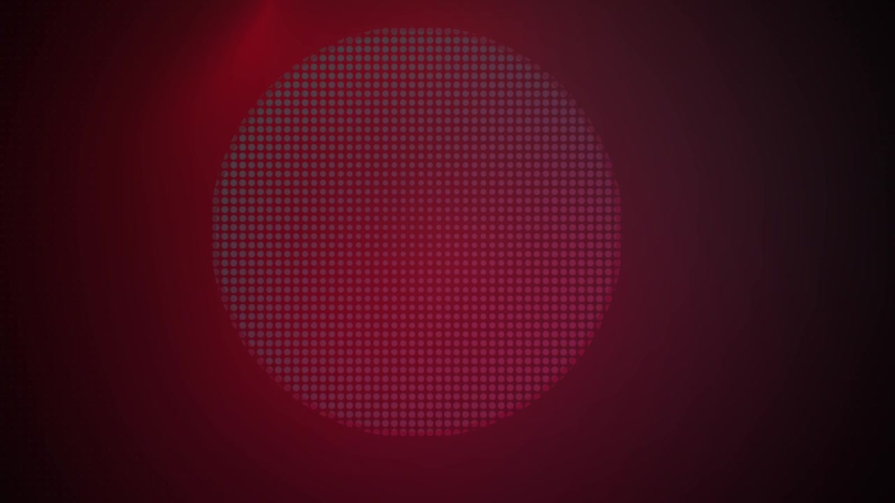 Abstract Expanding Dot Pattern with Gradient Color Transition