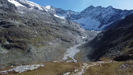 Un-Impresionante-Destino-De-Excursión-Para-Senderistas,-El-Mundo-De-Los-Glaciares-Weißsee-En-Austria