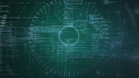 animation of scope scanning with network of connections