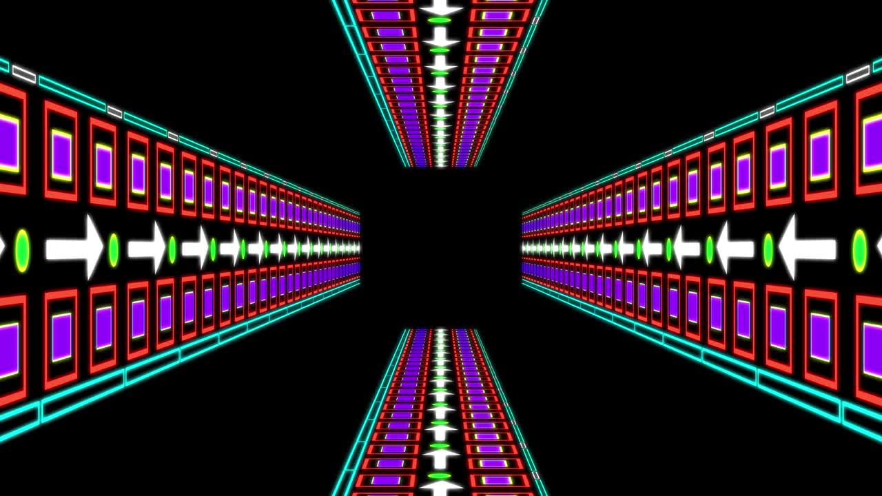 el progreso del túnel cibernético animación gráficos de movimiento