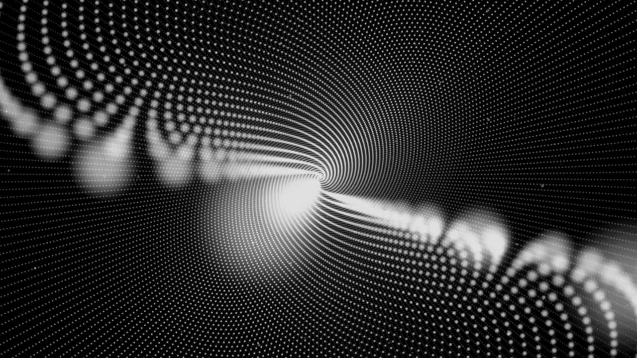 4k en blanco y negro hipnosis en bucle sin costuras fondo de movimiento en espiral