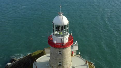 faro de baily, howth, dublín, irlanda, septiembre de 2021