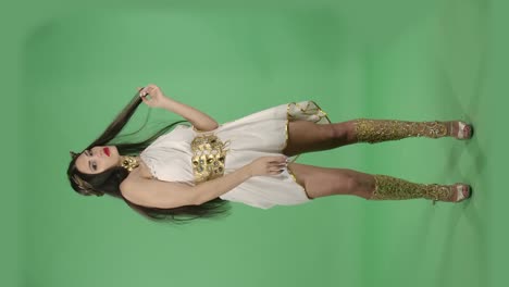Woman in Ancient Greek Costume