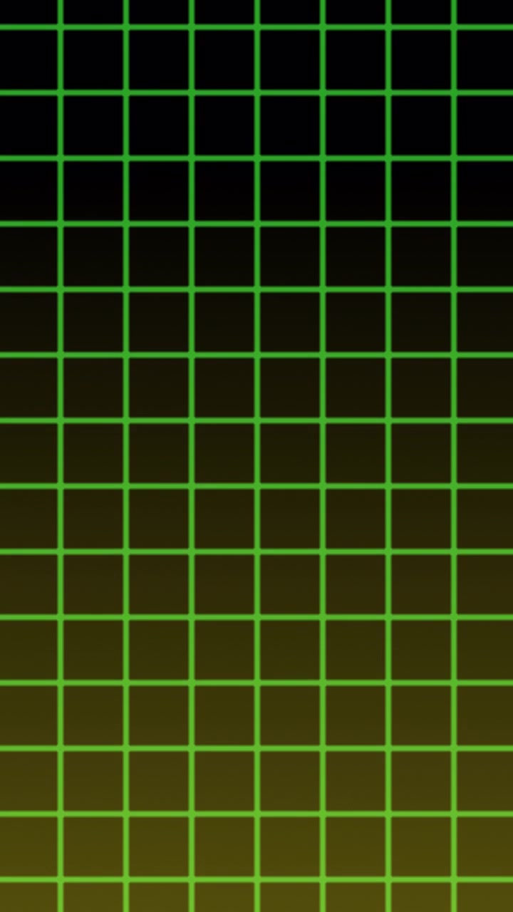 Retro Green Grid Pattern on Dark Gradient Background