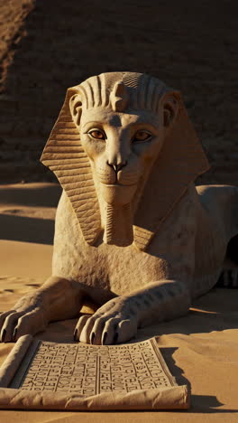 Ancient Egyptian Sphinx Statue