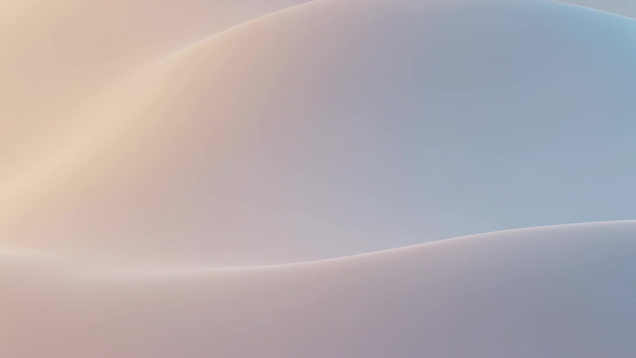 Starting playback animating abstract gradient waves shifting on screen, creating calm motion