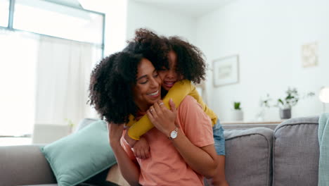 Happy,-piggyback-and-hug-by-mother-with-daughter