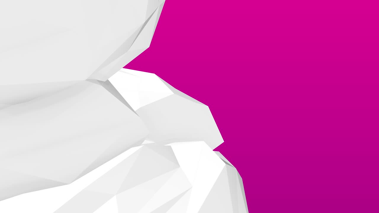 평면 색상 배경에 3d 거대한 기하학적 추상화