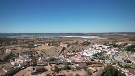 castillo medieval en castro marim, portugal