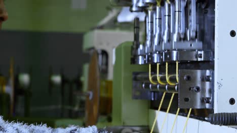 worker working in rope making industry 4k