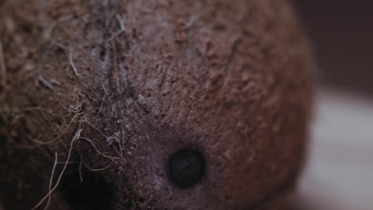 테이블 위의 코코넛