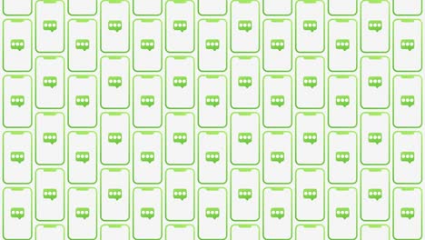 mensajes de modelos de teléfonos inteligentes fondo animado