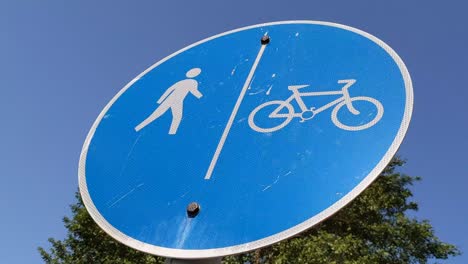 un carril para ciclistas
