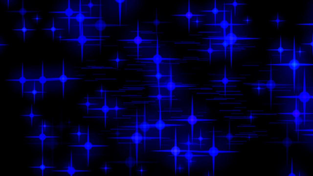 una estrella brillando en la noche video de stock ( en bucle )