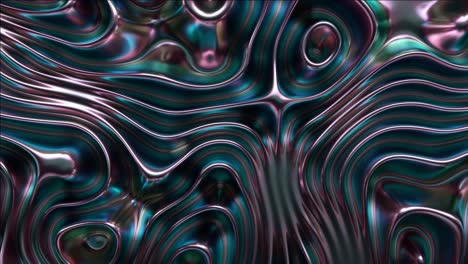 abstract iridescent liquid metal texture