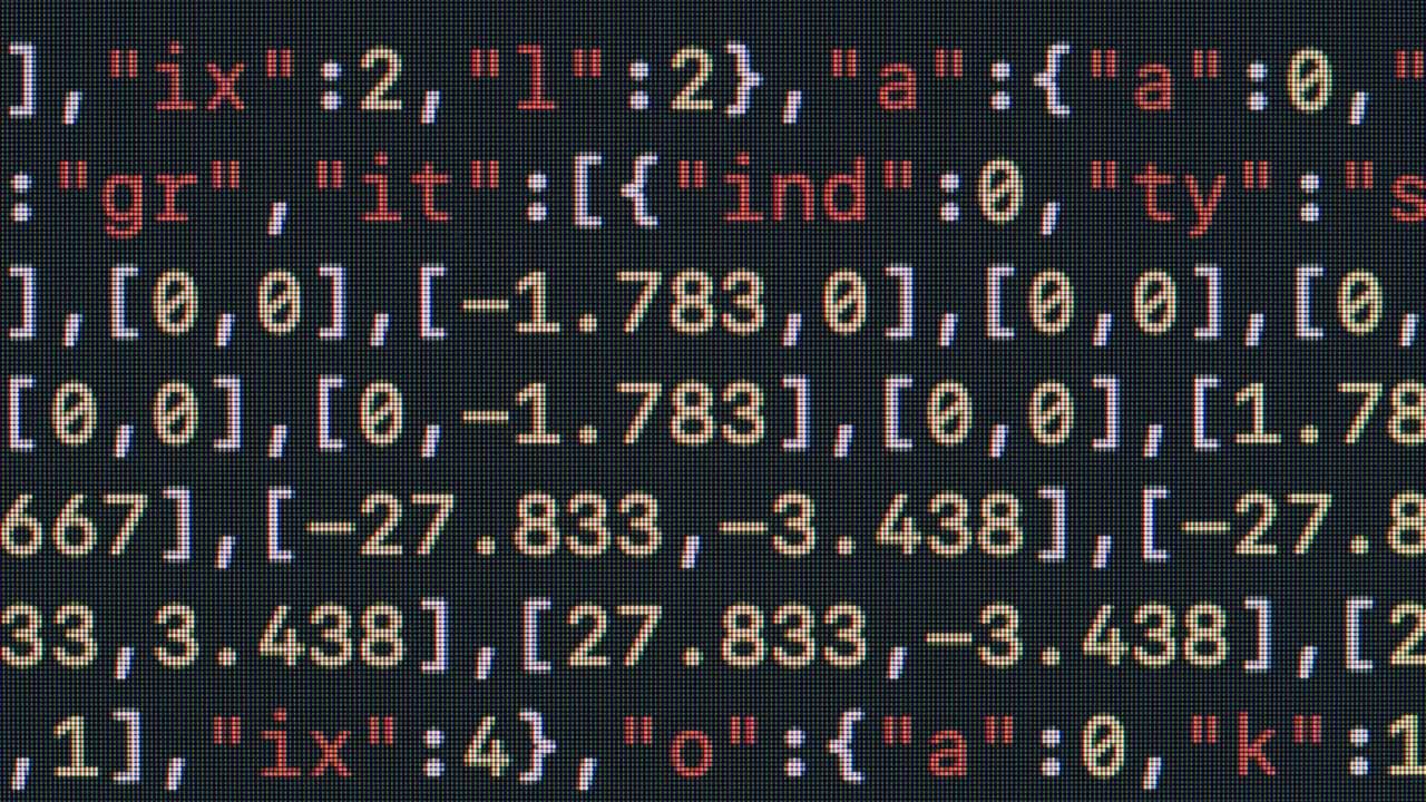visualización de códigos de computadora