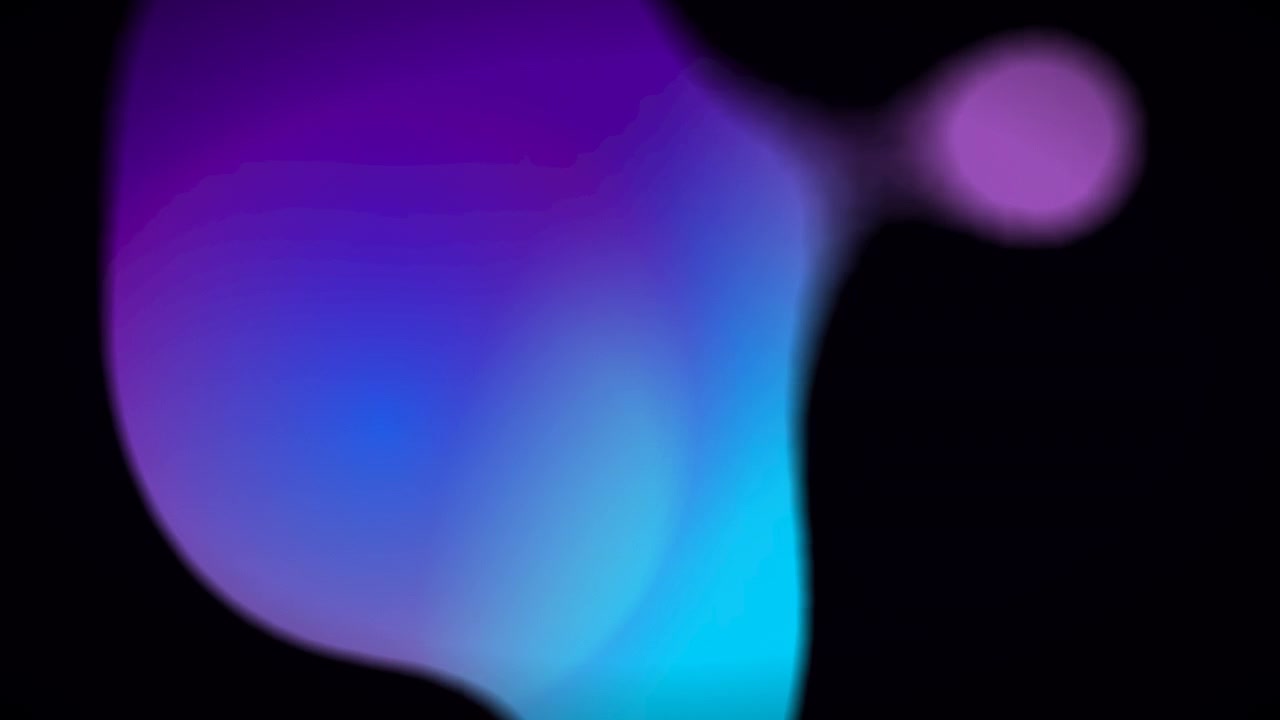 Abstract Fluid Motion with Glowing Blue and Purple Gradient