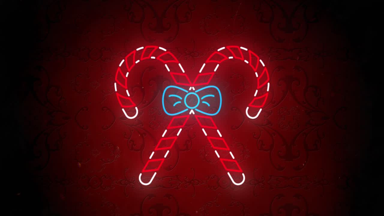 ⁇ 은 배경 에 크리스마스 에 사탕 막대기 의 애니메이션