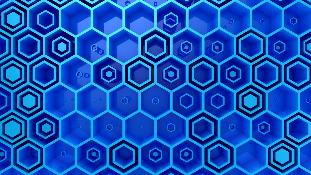 el fondo de los hexágonos