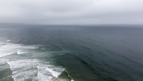 cloudy day at the coastline