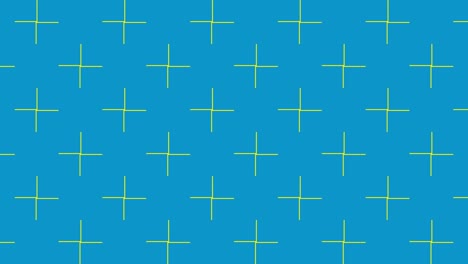 fondo gráfico en un diseño plano. patrón geométrico de movimiento con azulejos animados en colores primarios audaces. formas abstractas en mosaico dinámico mínimo
