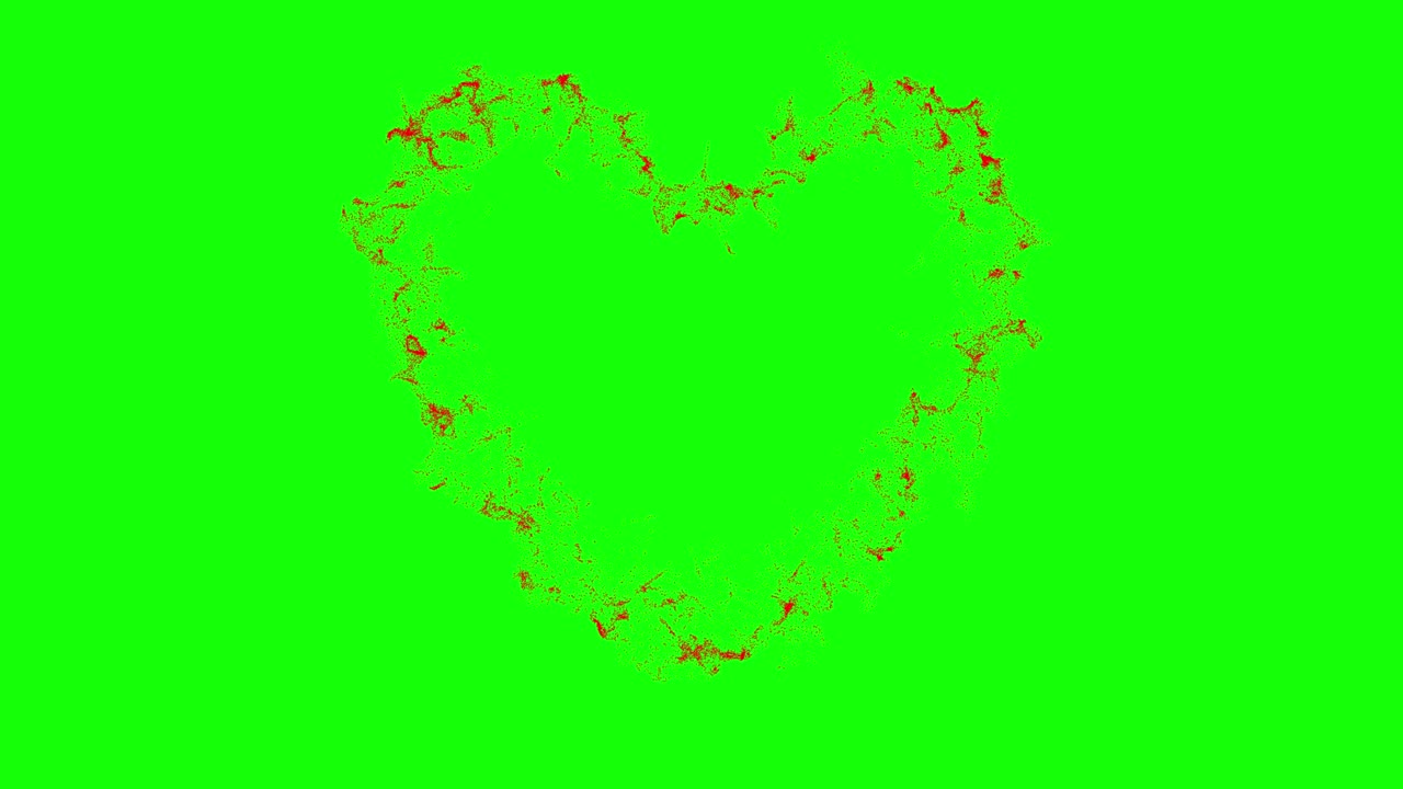 심장 모양의 은 입자