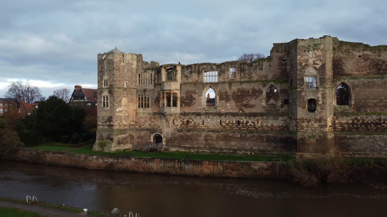 Castle Ruins by the River