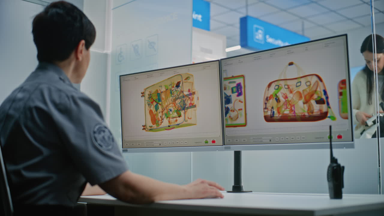 공항 안전 수하물 검사