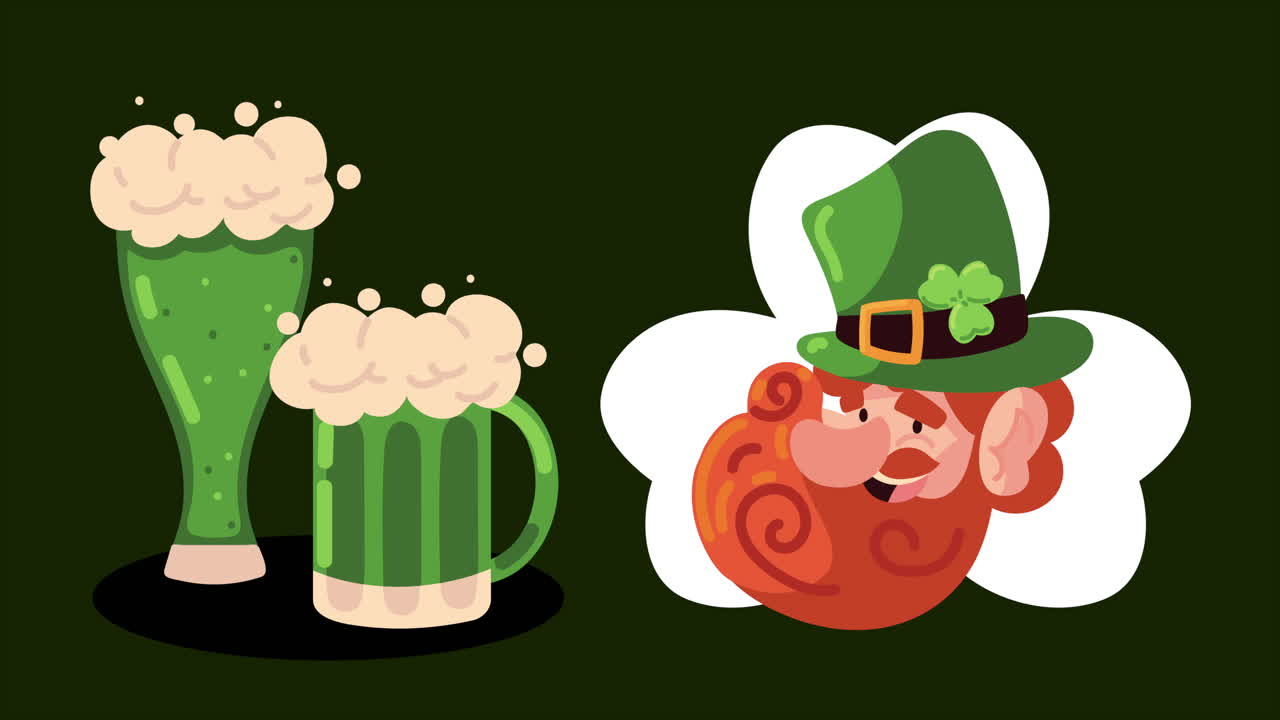 Perayaan Hari St. Patrick dengan Leprechaun dan Bir