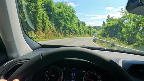 a peaceful drive through lush vineyard landscapes