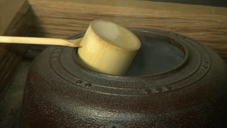 A-bamboo-ladle-