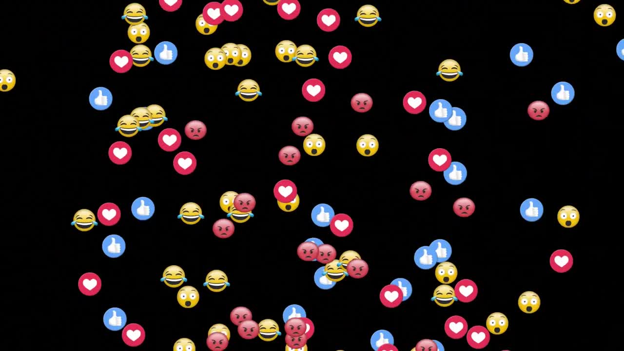 이모티콘이 날아다닌다