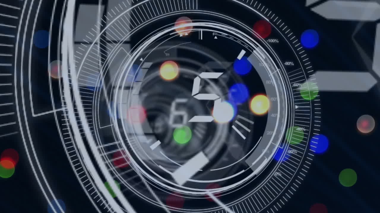 데이터 처리에 대한 범위 스캐닝의 애니메이션