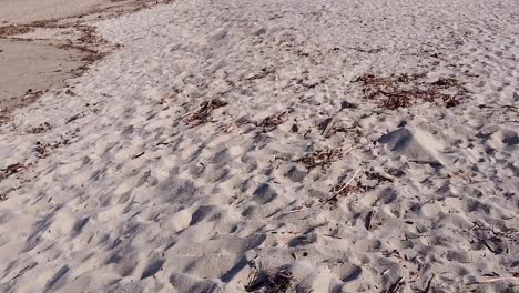 Drone-taking-off-from-beach-sand