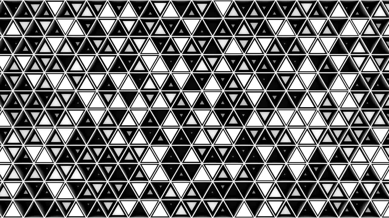 el fondo de los triángulos