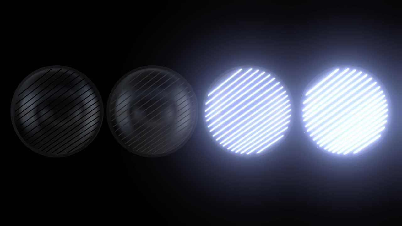 Glowing Circles Design