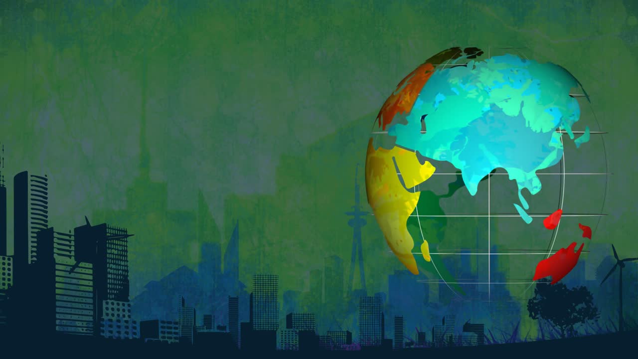 arte digital de un mundo tecnológico 4k