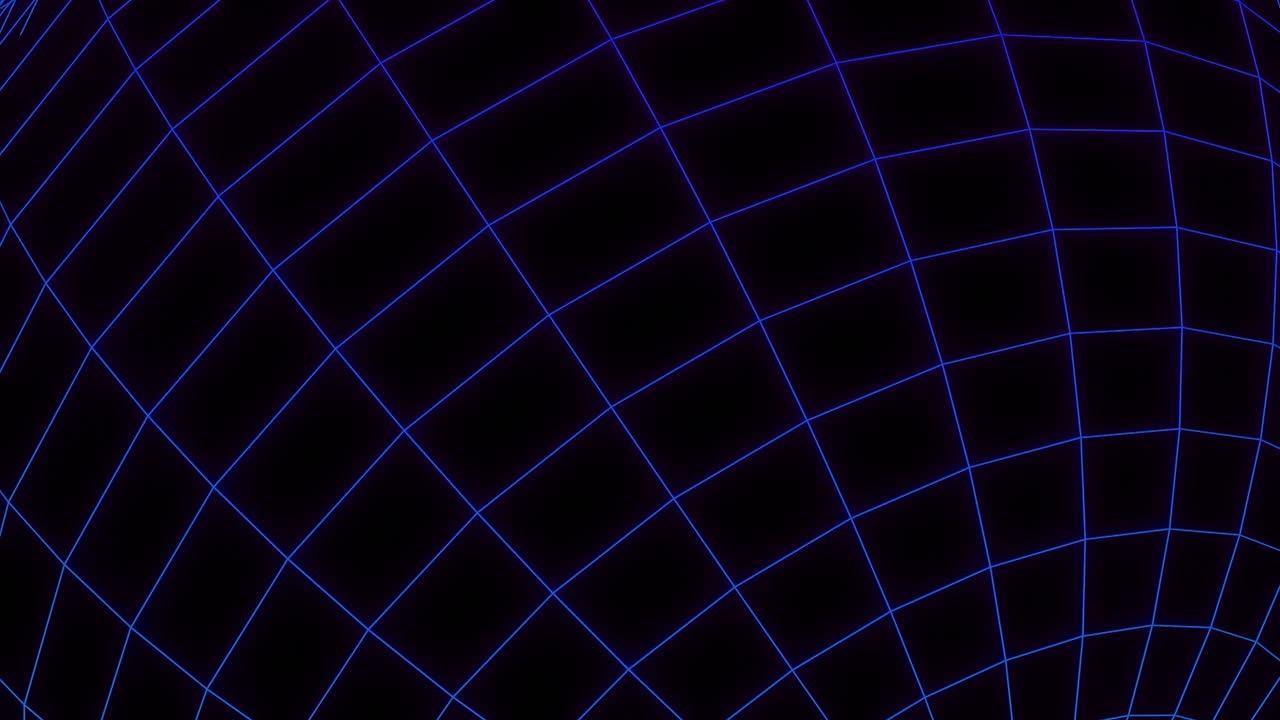 레트로 스타일의 3d 와이어 프레임 구