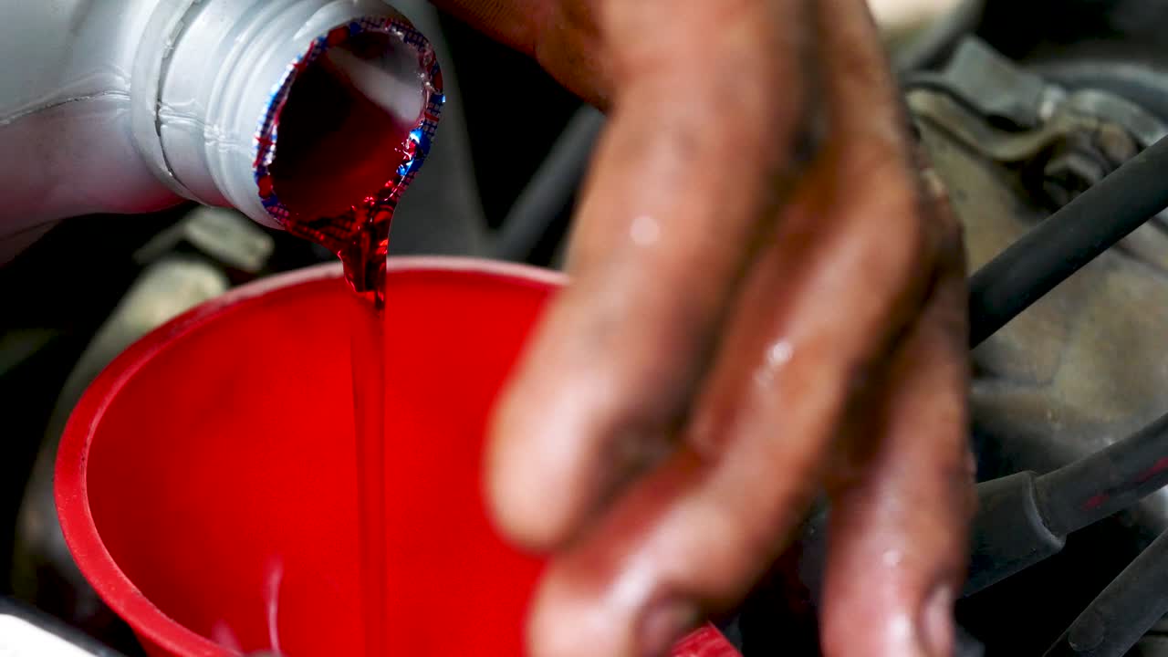 Professional mechanic maintenance a car