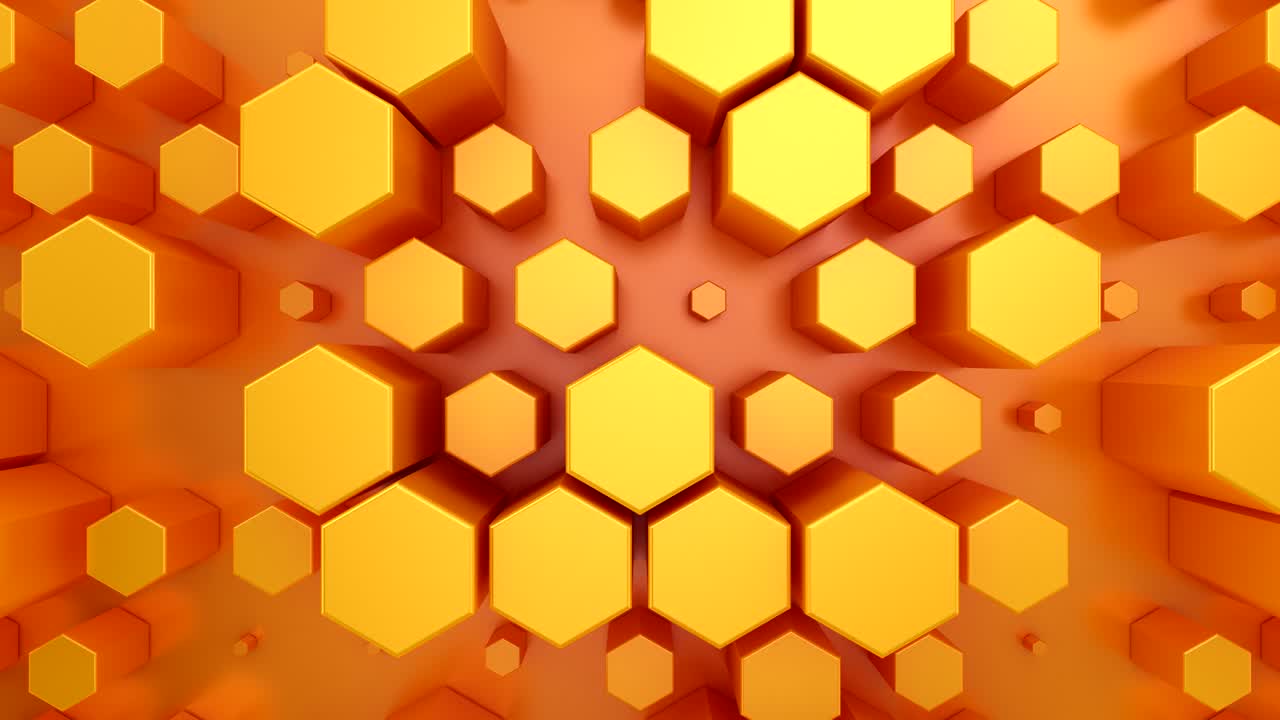 fondo de hexágonos animados