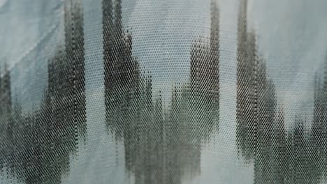 primer plano textil adras ikat