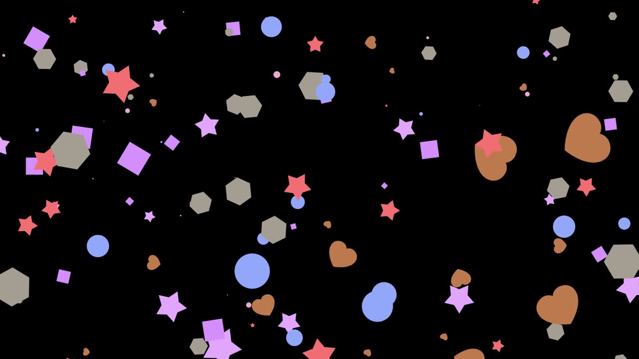 fondo del efecto abstracto de la partícula pop