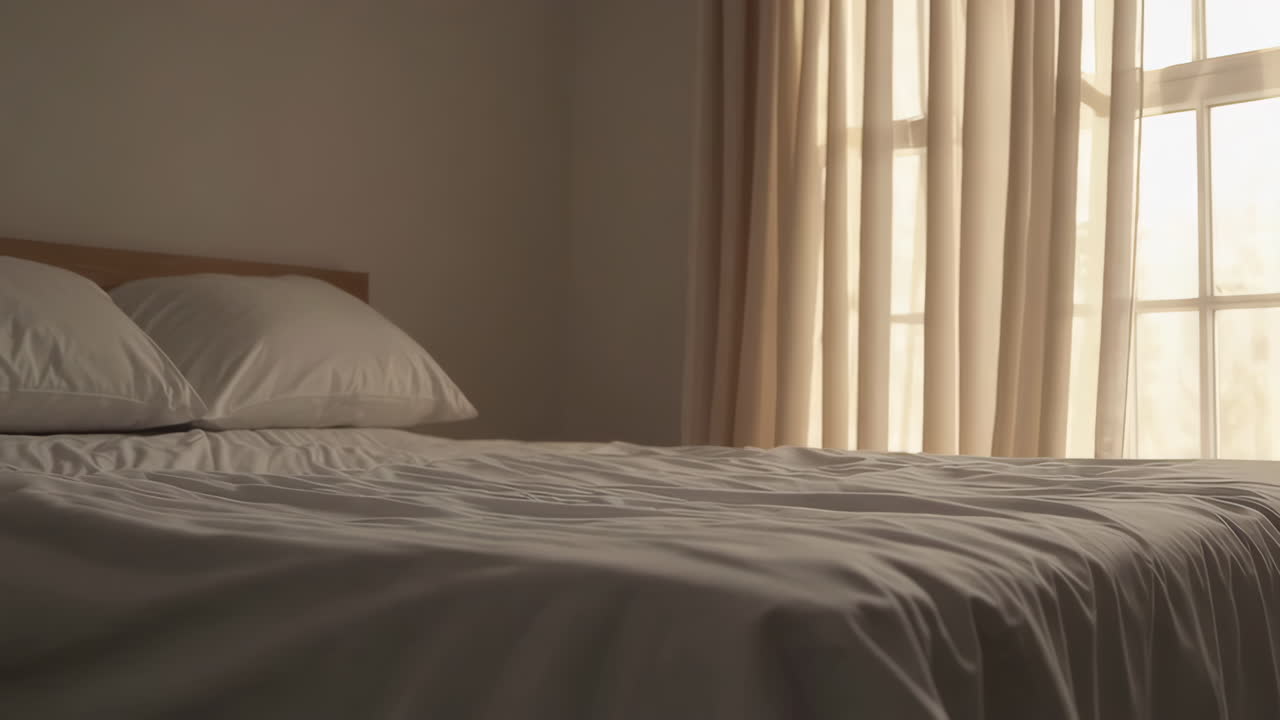 Bedroom with Sunlight