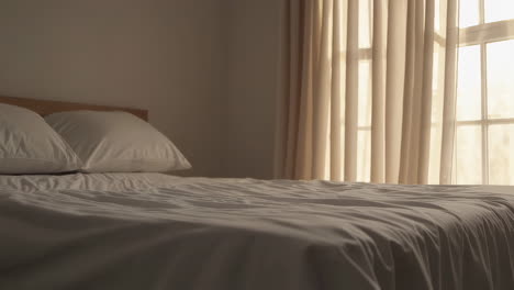 bedroom with sunlight